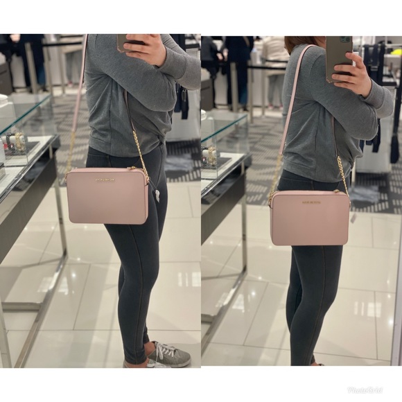 MICHAEL KORS LARGE JET SET TRAVEL CROSSBODY - Picture 2 of 8